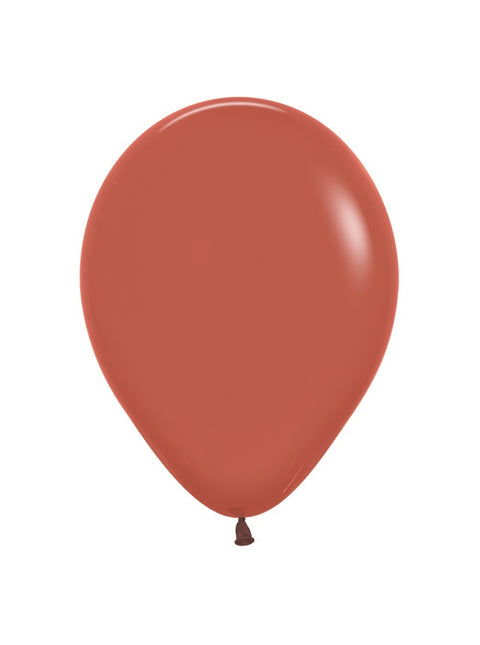 Luftballons Terrakotta 23cm 50Stk