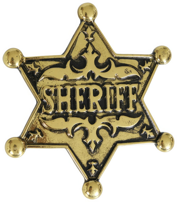 Abzeichen Gold Sheriff