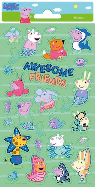 Peppa Pig Awesome Friends Aufkleber