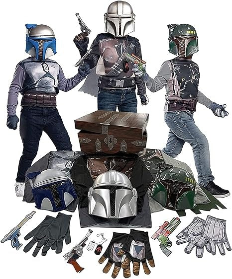 Star Wars Kopfgeldjäger Kostüm Set 19 Teile