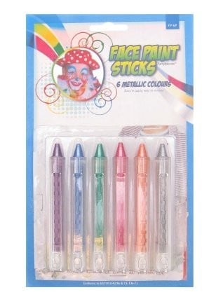 PXP Make-up Marker 6 x 4.5 Gramm 6 Metallic-Farben 4.5gr 6pcs