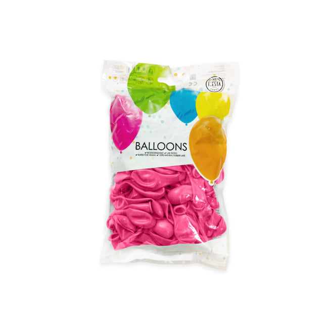 Fuchsia Luftballons 13cm 100 Stk.