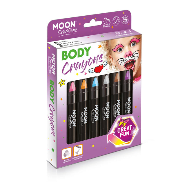 Moon Creations Body Crayons Pink 3.2g