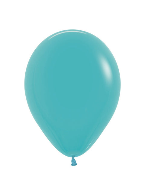 Ballons Karibik Blau 23cm 50Stk