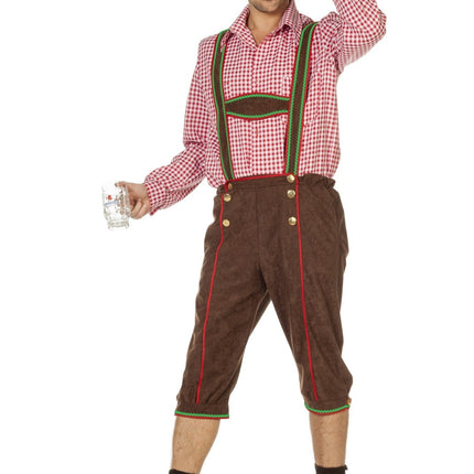 Braune Lederhosen Männer Lang