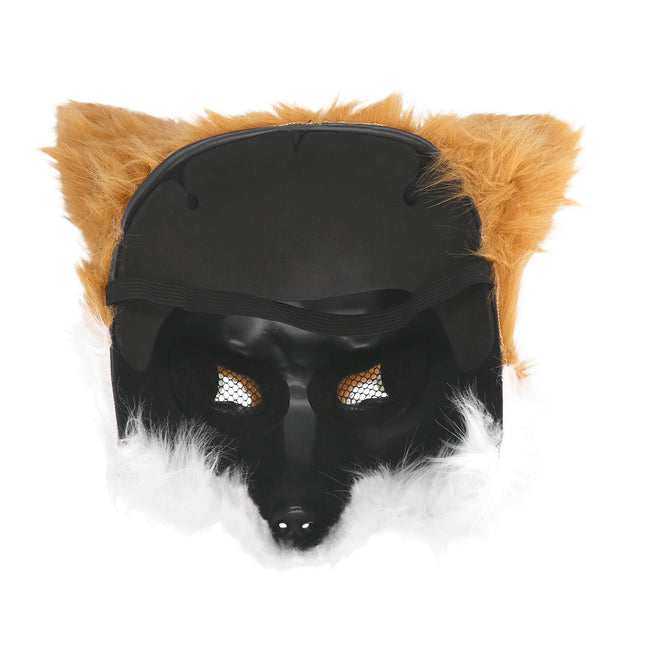 Maske Fuchs Halb Plüsch