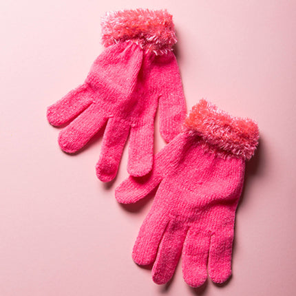 Handschuhe Neon Pink