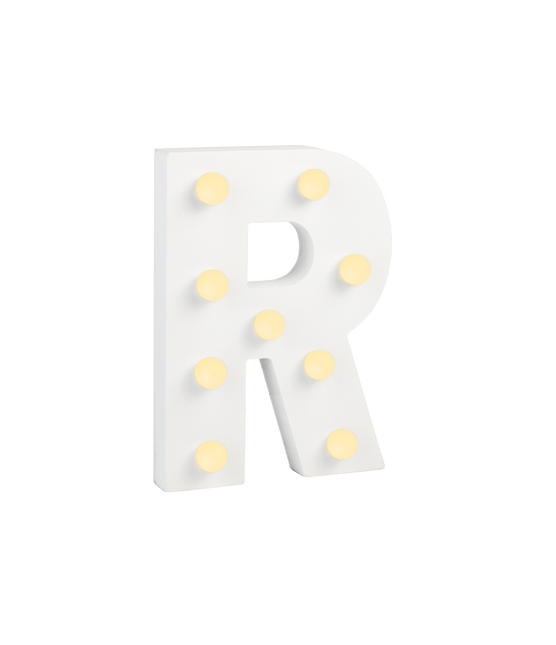 R Licht Buchstabe 16,5cm