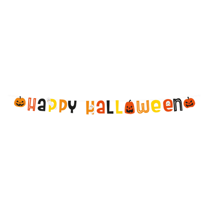 Halloween Buchstabengirlande 2,5m