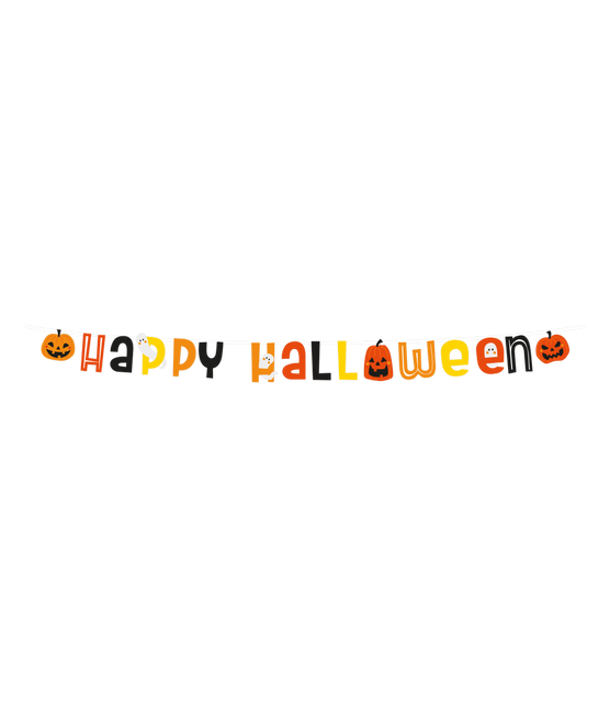 Halloween Buchstabengirlande 2,5m