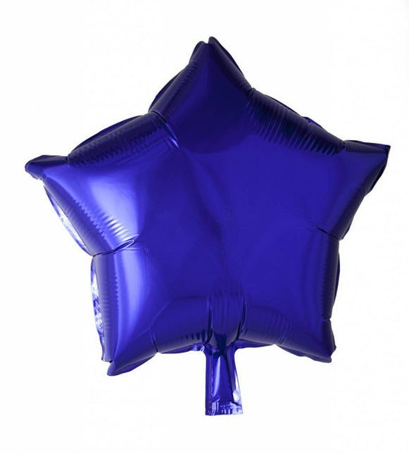 Helium Ballon Star Lila 46cm Leer