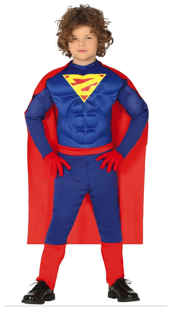 Superhelden Kostüm Muskulöses Kind