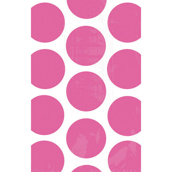 Weiße Sharing Bags Fuchsia Dots 10Stk.