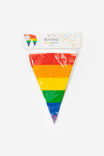 Regenbogen Flaggenleine 10m