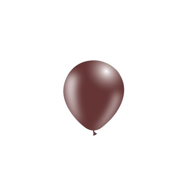 Dunkelbraune Ballons 14cm 100Stk