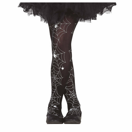 Halloween Legging Spinnennetz Kind