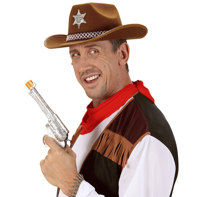 Sheriff mit braunem Hut