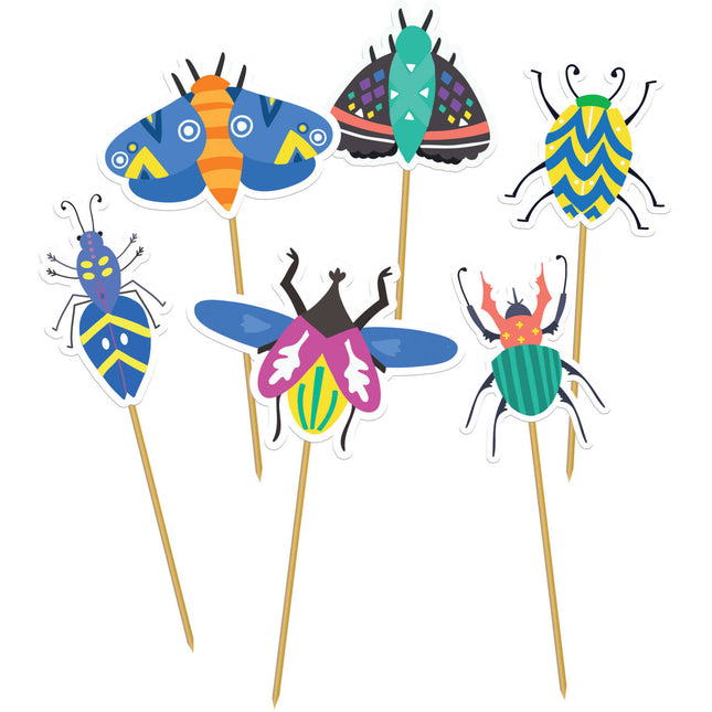 Insekten Cupcake Toppers 12 Stk.