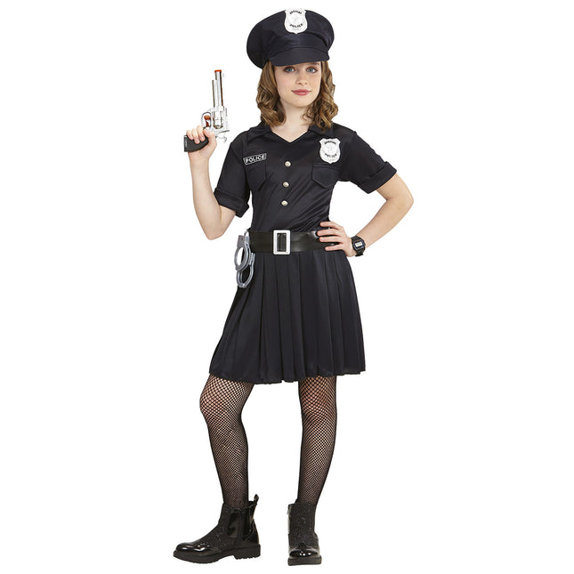 Polizei Kleid Schwarzes Mädchen