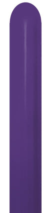 Modellierballons Violett 7,6cm 152cm 50Stk.