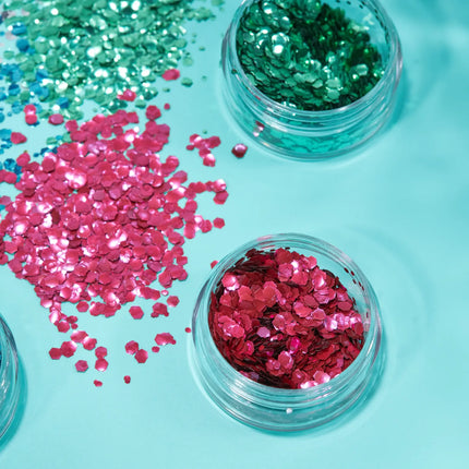 Moon Glitter Bio Chunky Glitter Pink 3g