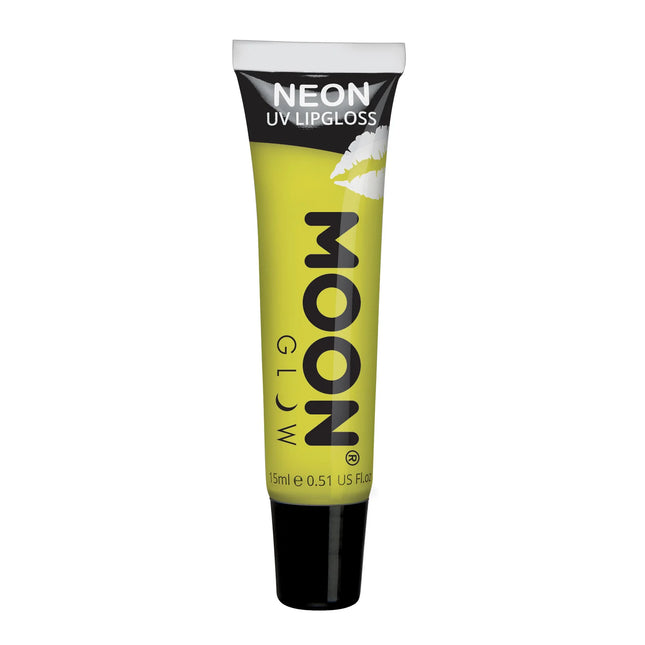 Moon Glow Neon UV Lipgloss Intense Yellow Banana 15ml