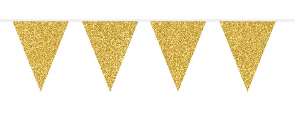 Goldene Girlanden Glitter 6m