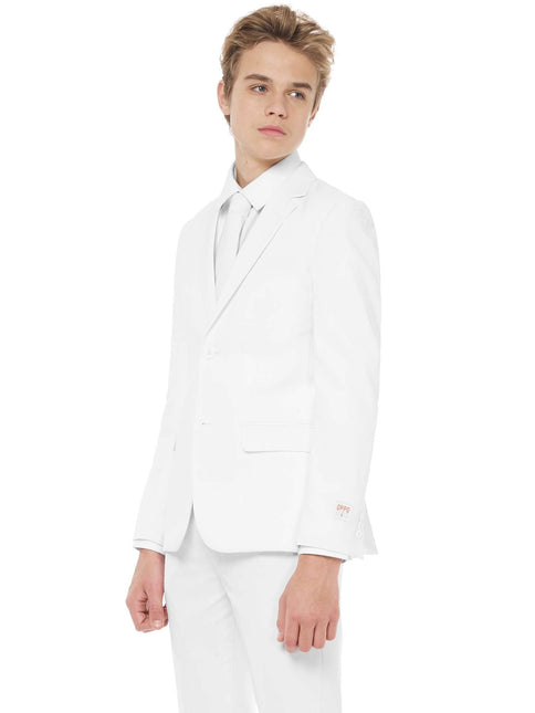 White Suit Boy Teen OppoSuits