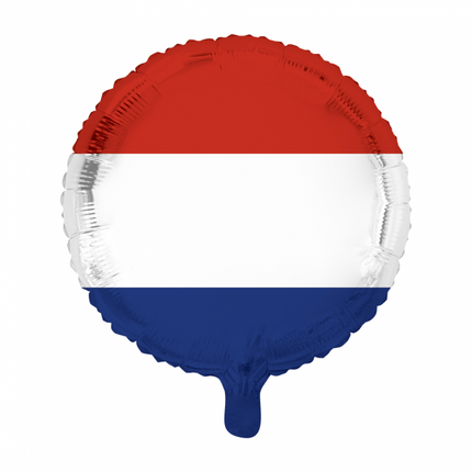 Heliumballon Flagge Niederlande 45cm leer