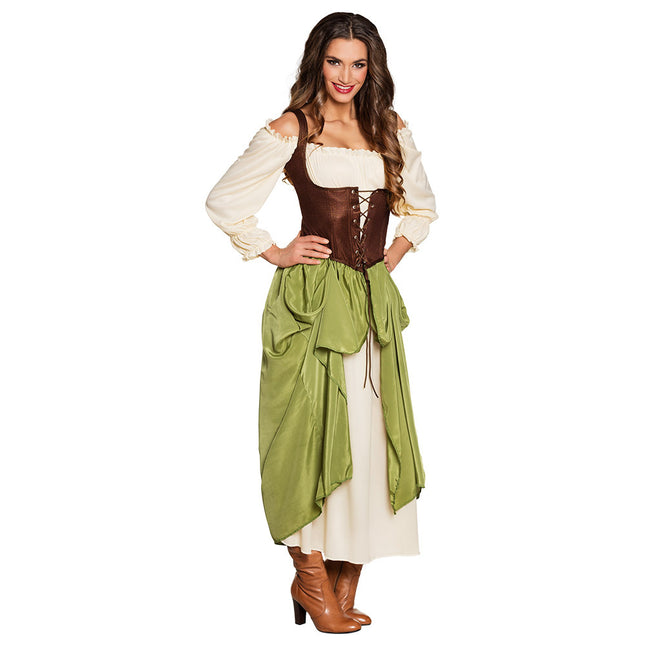 Dirndlkleid Oktoberfest Frauen Grün