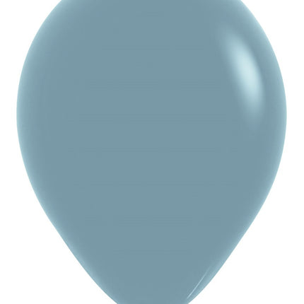 Ballons Pastell Dämmerungsblau 30cm 50Stk