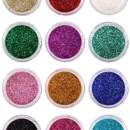 PXP Glitter Powder Set 2.5gr 12pcs