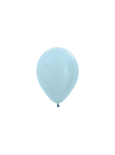 Ballons Perlblau 12cm 50Stk