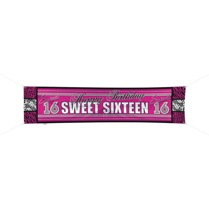 Sweet 16 Banner 1,8m