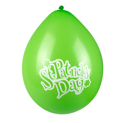 St. Patrick's Day Luftballons Latex Doppelseitig 25cm 6 Stk.