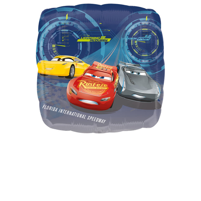 Cars 3 Helium Ballon Quadratisch 43cm Leer