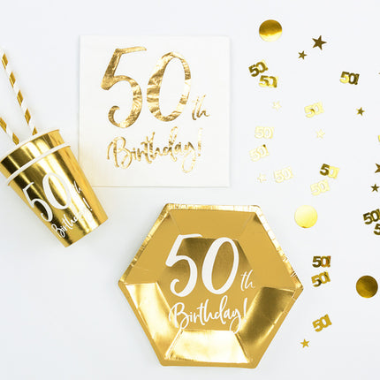 Tischkonfetti 50 Jahre Gold