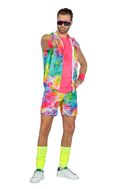 Trainingsanzug Fault Männer Aerobic Short Neon