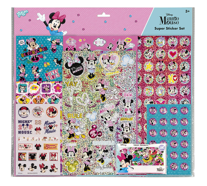 Minnie Mouse Aufkleber Set 12 Stück