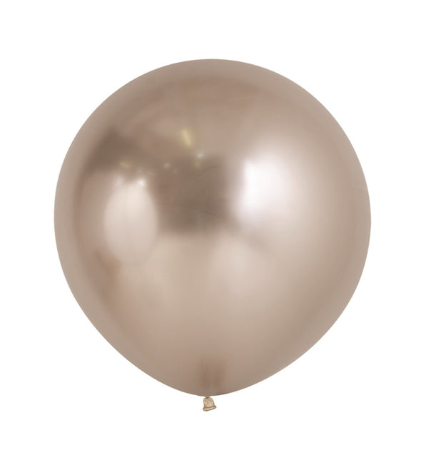 Ballons Reflex Champagner 61cm 3Stück