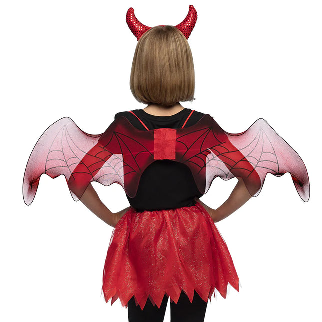 Halloween Accessoires Set Girl Devil 3 Stück