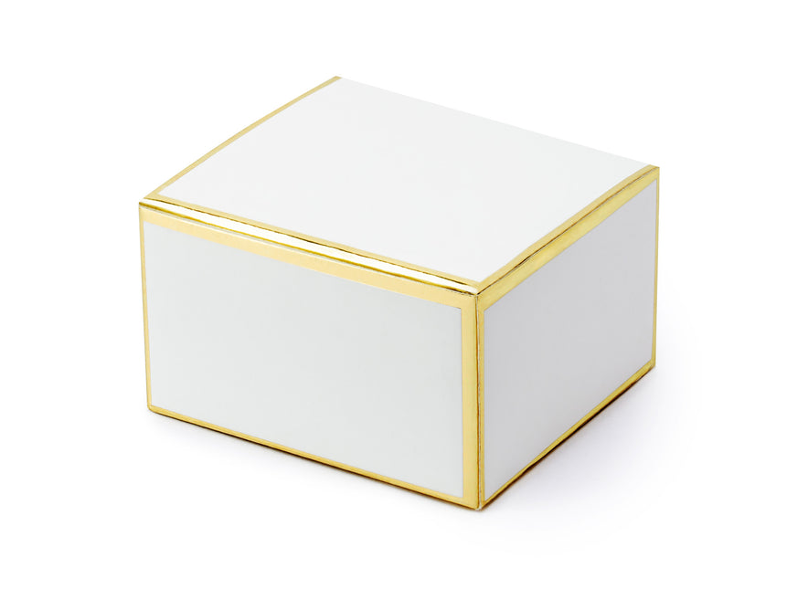 Geschenkboxen Border Gold 6cm 10Stk