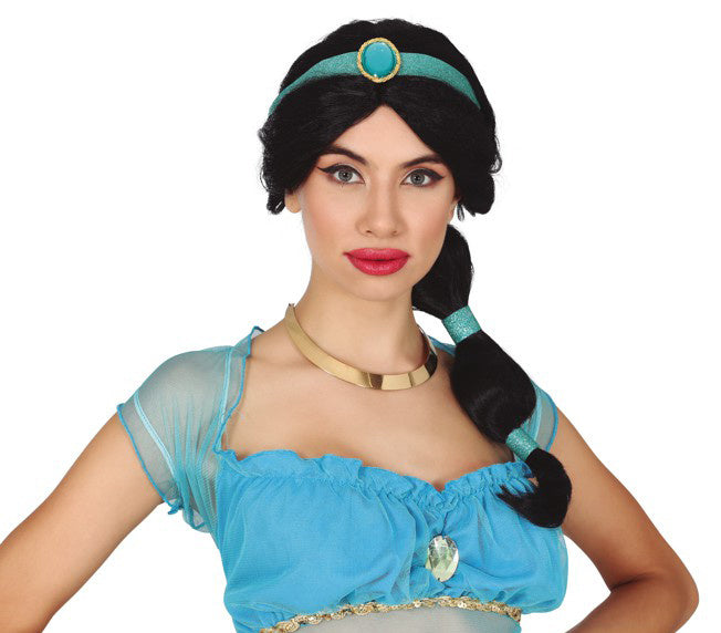 Prinzessin Jasmin Aladdin Perücke