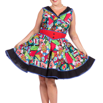 Pop Art Kleid Damen Pop Art