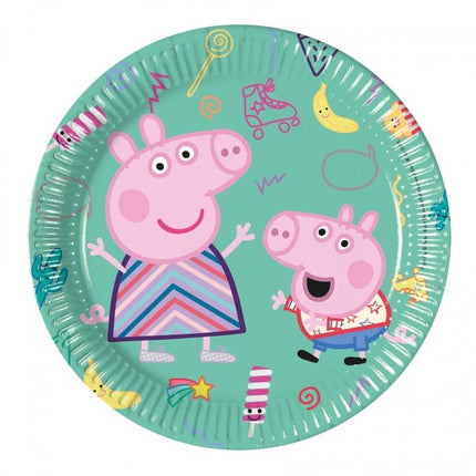 Peppa Pig Teller 20cm 8 Stk.