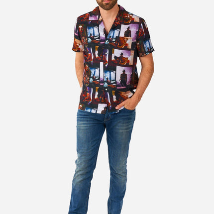 A Nightmare On Elmstreet Shirt Kurzarm Männer OppoSuits