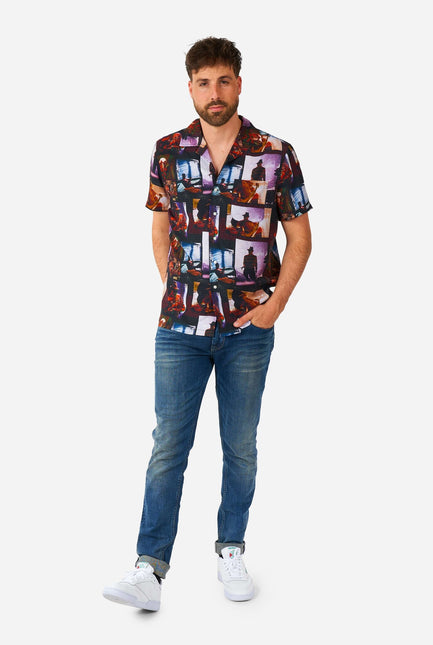 A Nightmare On Elmstreet Shirt Kurzarm Männer OppoSuits