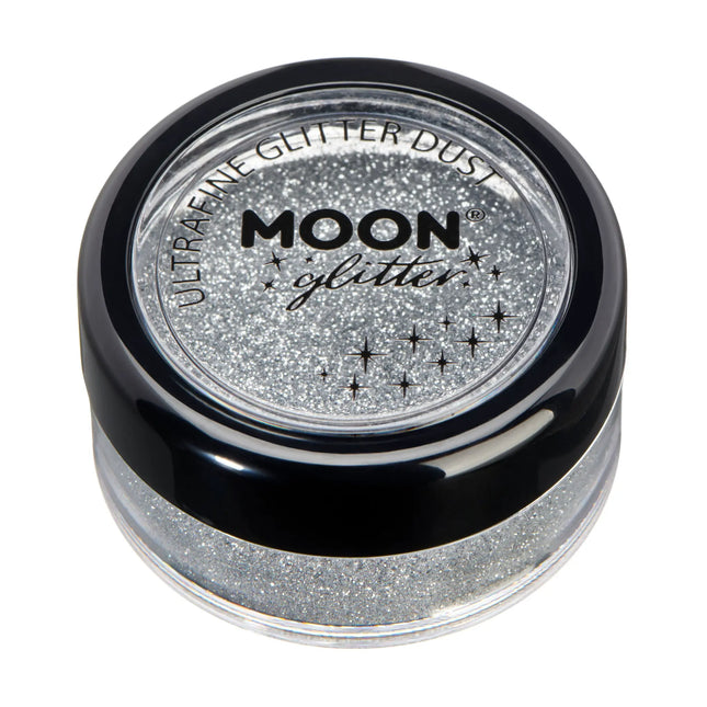 Moon Glitter Classic Ultrafeiner Glitzerstaub Silber 5g