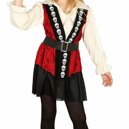 Totenkopf Piratenkleid Kind