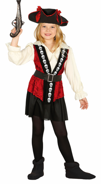 Totenkopf Piratenkleid Kind